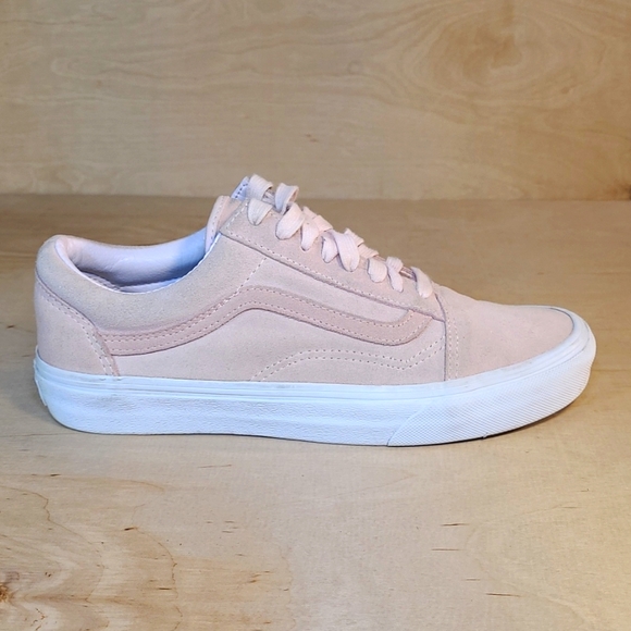 Vans Old Skool Pink Suede Unisex Athletic Shoes - Picture 1 of 10